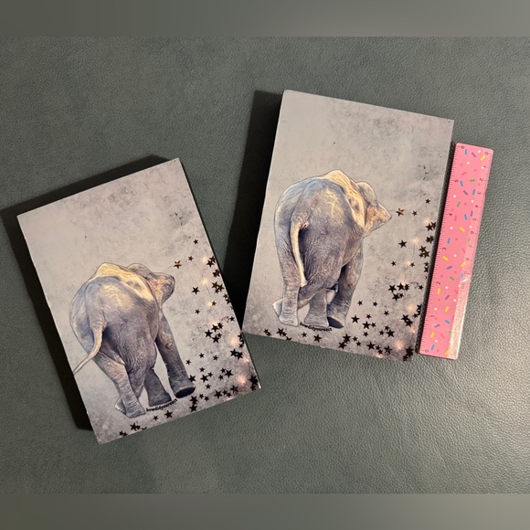 Elegant Elephants: A Playful Collection|Two 5x7 Asian Elephants Mounted Wall Art - Picture 7 of 8
